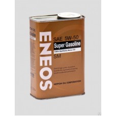 ENEOS Масло моторное Super Gasoline 100% SM 5w50 (1л) Синтетика