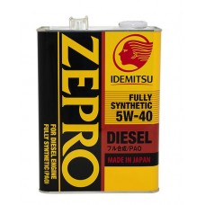 IDEMITSU Моторное масло Zepro Diesel SAE 5W40 4л
