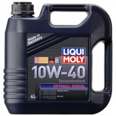 LIQUI MOLY Масло моторное Optimal Diesel 10w40 (4л) ПолуСинтетика