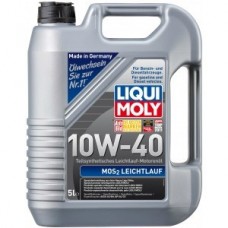 Полусинтетическое моторное масло 5л 10w-40 mos2 liqui moly leichtlauf 1931