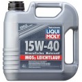 Минеральное моторное масло liqui moly mos2 leichtlauf 15w-40 4л 1949