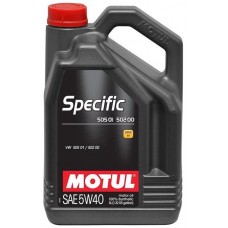 Motul Моторное масло Specific 502.00/505.01 5W40 5л
