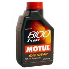 Синтетическое моторное масло MOTUL 8100 X-CESS 5W40 100% Synt, 1л. MOTUL-8100X-5W40-1L