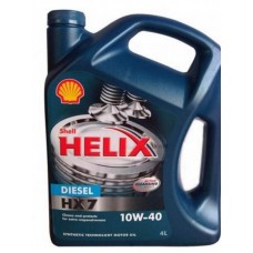 SHELL Масло моторное Helix Diesel HX7 10w40 (4л) ПолуСинтетика
