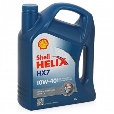 SHELL Масло моторное Helix HX7 10w40 (4л) (ПолуСинтетика)