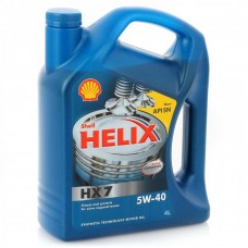 SHELL Масло моторное Helix HX7 5w40 (4л) (ПолуСинтетика)