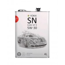 YOKKI Моторное масло SAE 5W30 API SN/ILSAC GF-5 (FS) 4 л (синт) Premium