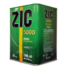 ZIC 5000 10w40 полусинтетическое 4 литра